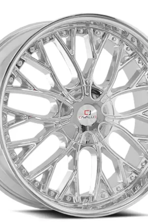 22" Cavallo Wheels CLV-33 Nano Chrome Rims Same Day Shipping