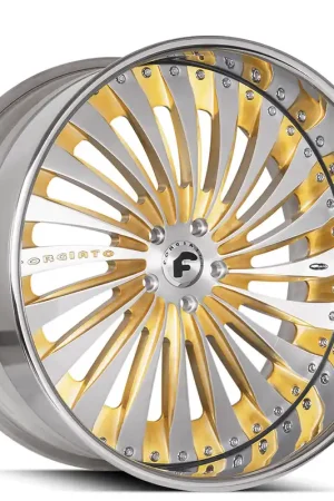 22" Forgiato Wheels Autonomo-L Brushed 2 Tone Face with Chrome Lip Forged Rims Cheap