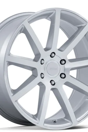 Limited Time 20" Petrol Wheels PE007 P6E Gloss Silver with Machined Face Rims