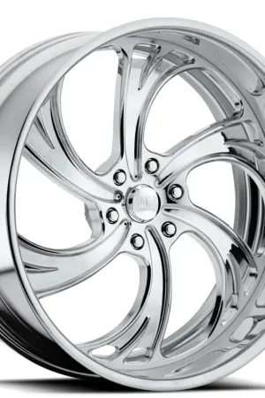 Handmade 22" U.S. Mags Forged Wheels Cheyenne 6 US414 Polished Tuckin Series Rims