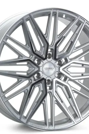 22" Vossen Wheels HF6-5 Silver Polished Rims Cheap