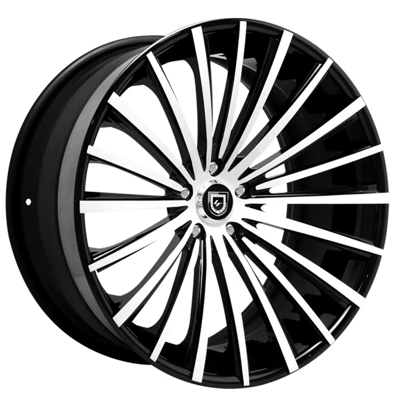 26" Lexani Forged Wheels LZ-722 Gloss Black with White Face Rims Best Choice