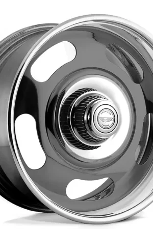 18" American Racing Wheels Vintage VN327 Rally Two-Piece Gray Center with Polished Barrel Rims Seasonal Sale