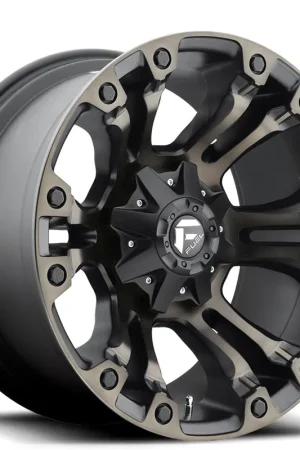 Must Have 17" Fuel Wheels D569 Vapor Black Machined with Dark Tint Off-Road Rims