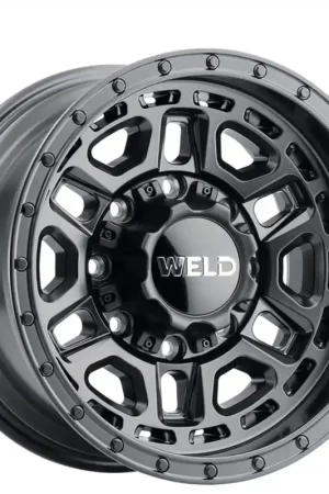 Save Now 17" Weld Off-Road Wheels Crux W119 Satin Black Rotary Forged Rims