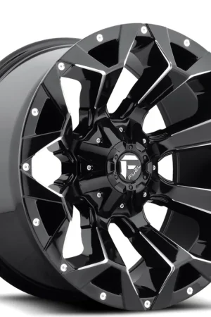 18" Fuel Wheels D576 Assault Gloss Black Milled Off-Road Rims Grab Now