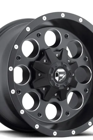 Fast Shipping 15" Fuel Wheels D525 Revolver Matte Black Milled Crossover Rims