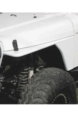 Bulk Order Rugged Ridge RRC - Tubular Flat Fender - Basic Flat Fender - Pair - Front - 12004-61