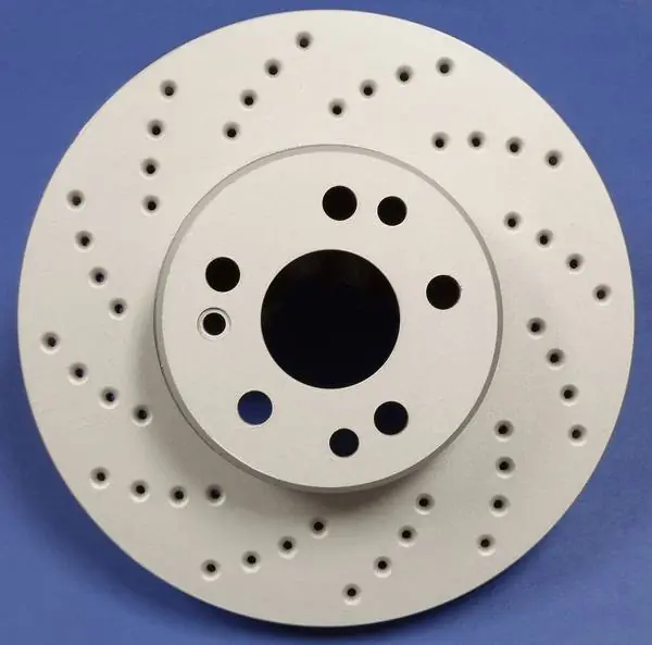 Nissan Pathfinder SP Performance Cross Drilled Vented Front Rotors - C32-158 Editor’s Pick