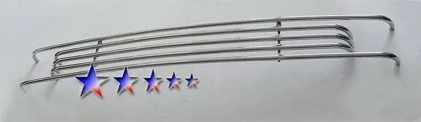 Ford F450 APS Tubular Grille - Center with Fog Lights Covered - Bumper - Stainless Steel - F68002S Buy Today