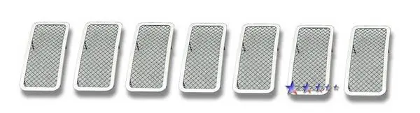 Professional Grade Jeep Grand Cherokee APS Wire Mesh Grille - Upper - Stainless Steel - J76604T