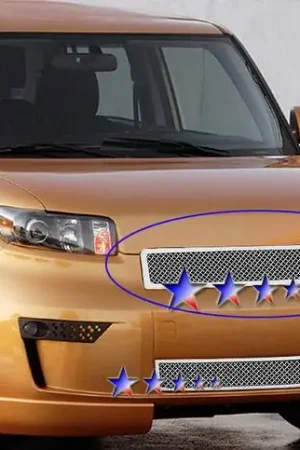 Scion xB APS Wire Mesh Grille - without Logo Opening - Upper - Stainless Steel - T76585T Luxury