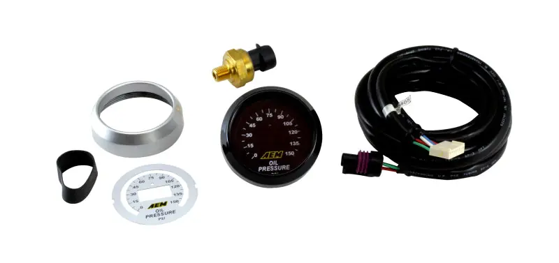 Express Delivery AEM 52mm Oil Pressure 150psi Digital Gauge — PMD Premier Motoring Development