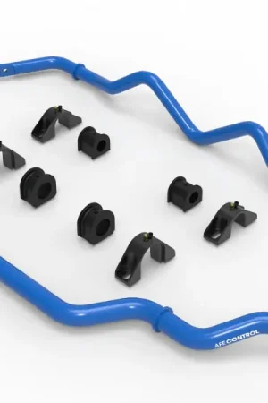 Shop Now aFe 16-21 Infiniti Q50/Q60 3.0L (tt) Front and Rear Sway Bar Set Blue — PMD Premier Motoring Development