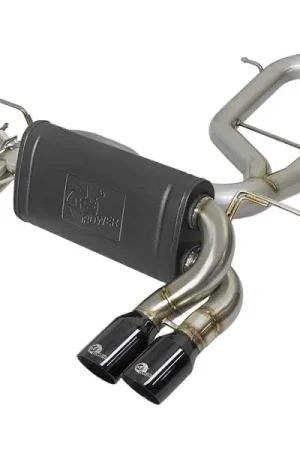 aFe MACH Force-Xp 2-1/2in SS Axle Back Exhaust w/Black Tips 15+ BMW M3 — PMD Premier Motoring Development While Supplies Last
