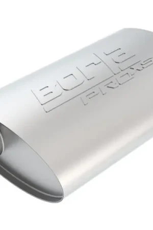 Borla Pro-XS 2in Tubing 14in x 4in x 9.5in Oval Notched Center/Offset— PMD Premier Motoring Development Clearance