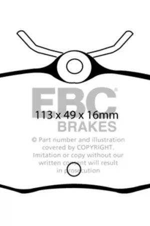 Brand New EBC Brakes Greenstuff 2000 Series Sport Pads — PMD Premier Motoring Development