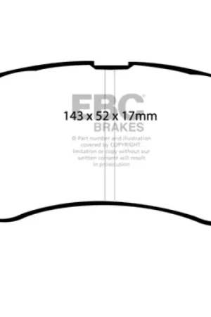 Buy Online EBC 99+ Daewoo Leganza 2.2 Redstuff Front Brake Pads — PMD Premier Motoring Development