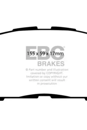 Trending EBC 06-08 Lexus IS250 2.5 Redstuff Front Brake Pads — PMD Premier Motoring Development