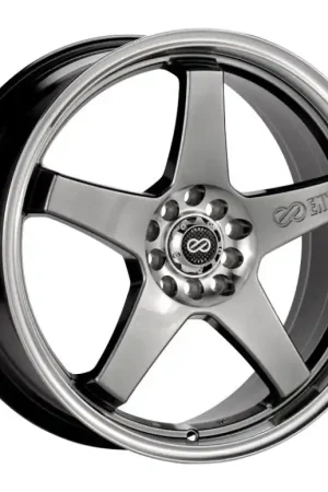 Enkei EV5 17x7 5x100/114.3 38mm Offset 72.6 Bolt Diameter Hyper Black— PMD Premier Motoring Development Genuine