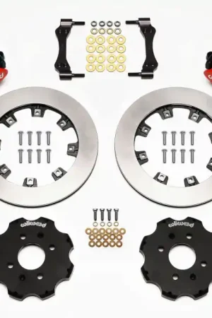 Fan Favorite Wilwood Combination Parking Brake Rear Kit 12.19in Red Civic / Integra — PMD Premier Motoring Development