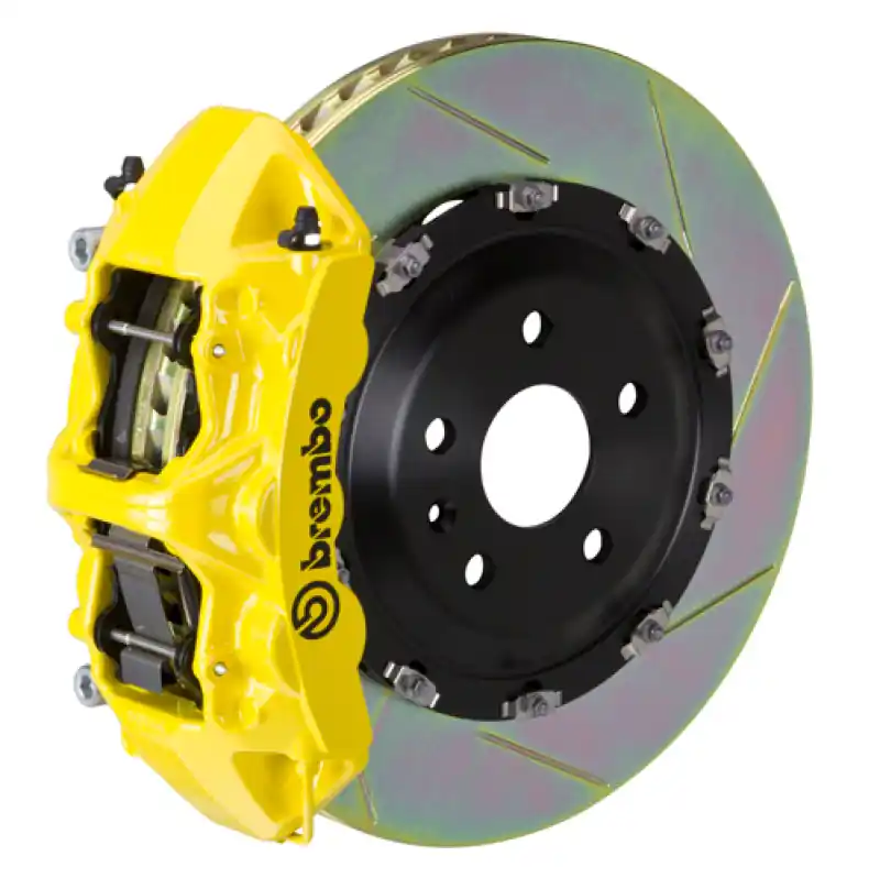 Top Pick Brembo 05-13 Corvette Front GT BBK 6 Piston Cast 380x34 2pc Rotor Slot — PMD Premier Motoring Development