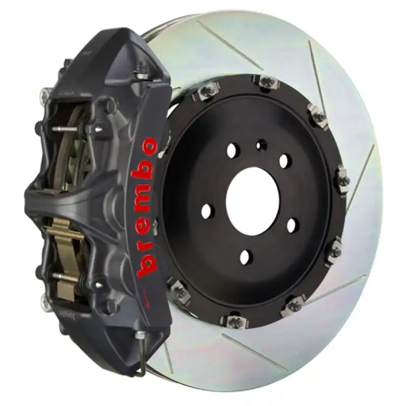Worldwide Shipping Brembo SS Front GTS BBK 6 Piston Cast 405x34 2pc Rotor Slotted Type-1- — PMD Premier Motoring Development