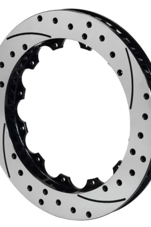 Fan Favorite Wilwood Rotor-SV-SRP72 Iron-LH-Drill-BLK 14.00 x 1.25 - 12 on 8.25in — PMD Premier Motoring Development