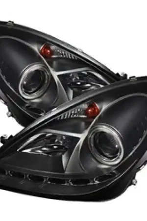 Free Shipping Spyder Mercedes Benz SLK 05-10 Projector Headlights Halogen Model- DRL — PMD Premier Motoring Development