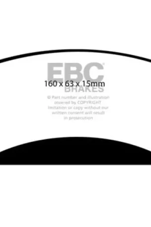 Super Sale EBC 94-97 Ford Aerostar 3.0 Ultimax2 Front Brake Pads — PMD Premier Motoring Development