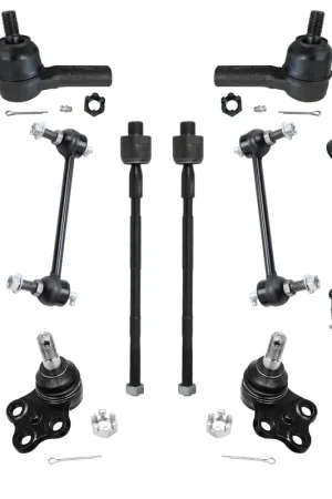 12pc Front Lower Ball Joints Tie Rods Sway Bar Links Suspension Kit Limited Offer