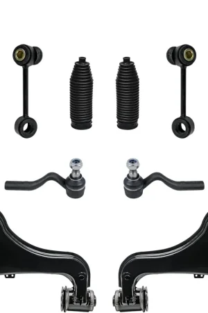 10pc Front Lower Control Arms Tie Rods Sway Bar Links Suspension Kit Trusted Brand