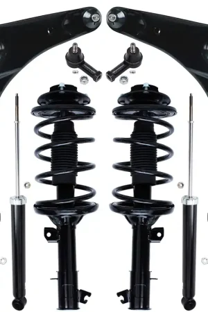 14pc Front Struts Rear Shocks Lower Control Arms Tie Rods Suspension Kit Shop Now