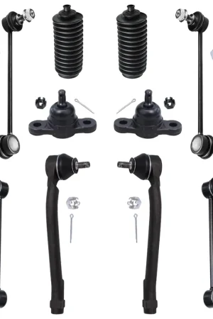 12pc Front Inner Outer Tie Rods Lower Ball Joints Sway Bar Links Suspension Kit Original