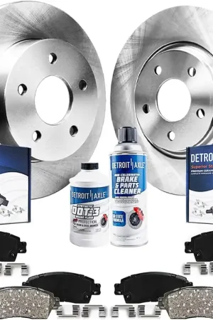 10pc Front & Rear Disc Rotors and Ceramic Brake Pads Kit Handmade