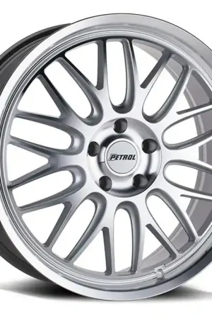 Mega Sale Petrol P4C Silver Machined Wheel; 19x8; 40mm Offset