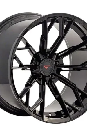 Professional Grade Ferrada Wheels F8-FR11 Obsidian Black Wheel; 20x10; 13mm Offset