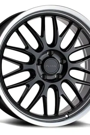 Instant Buy Petrol P4C Gloss Black Machined Wheel; 19x8; 40mm Offset