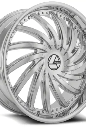 Azara AZA-508 Chrome Wheel; Rear Only; 26x9.5; 32mm Offset Trending