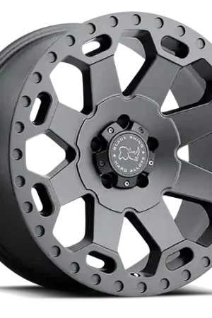 Black Rhino Warlord Wheel 18x9 5x127 Matte Gunmetal -12mm - FREE T-SHIRT INCLUDED! Hot Deal