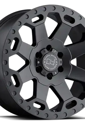 Black Rhino Warlord Wheel 18x8 6x130 Matte Gunmetal 52mm - FREE T-SHIRT INCLUDED! Wholesale
