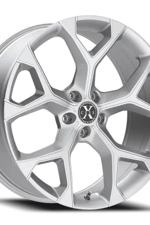 Xcess X05 5 Flake Wheel 20x8.5 5x114.3 Silver Machined 35mm - FREE T-SHIRT INCLUDED! Viral