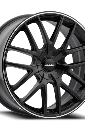 Touren Tr60 Wheel 20x8.5 5x108 & 5x114.3 Matte Black Machined 40mm Money Back Guarantee