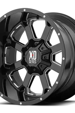 Xd Xd825 Buck 25 Wheel 20x10 6x135 & 6x139.7 Gloss Black Milled -24mm Sale