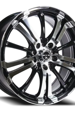 Limited Edition Rtx Arsenic Wheel 15x6.5 5x100 & 5x114.3 Black Machined 40mm
