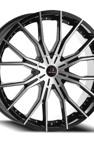 Clearance Cavallo Clv-36 Wheel 22x9.5 6x135 & 6x139.7 Gloss Black & Machined 25mm