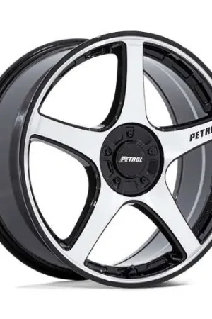 Petrol Pe003 P2E Wheel 20x8.5 5x110 & 5x115 Gloss Black w/ Machined Face 40mm Instant Buy