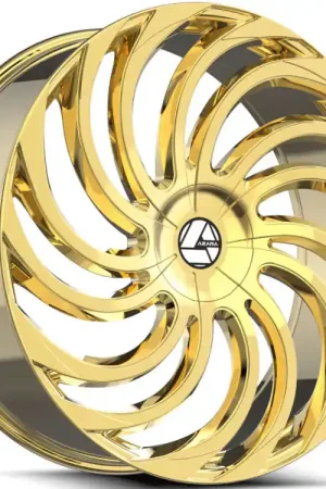 Trusted Brand Azara Aza-534 Wheel 26x9.5 Blank Custom Drilled Nano Gold 15mm - MINIMUM PURCHASE OF 4 WHEELS