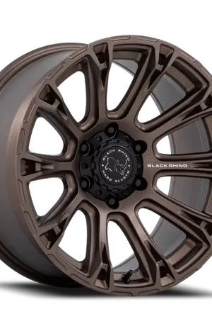 Black Rhino Br020 Diamondback Wheel 17x9 5x127 Burnt Bronze -12mm - FREE T-SHIRT INCLUDED! Best Seller