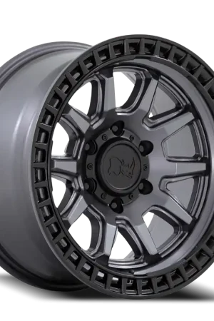 Original Black Rhino Calico Wheel 20x9 6x139.7 Matte Gunmetal With Matte Black Lip 0mm - FREE T-SHIRT INCLUDED!